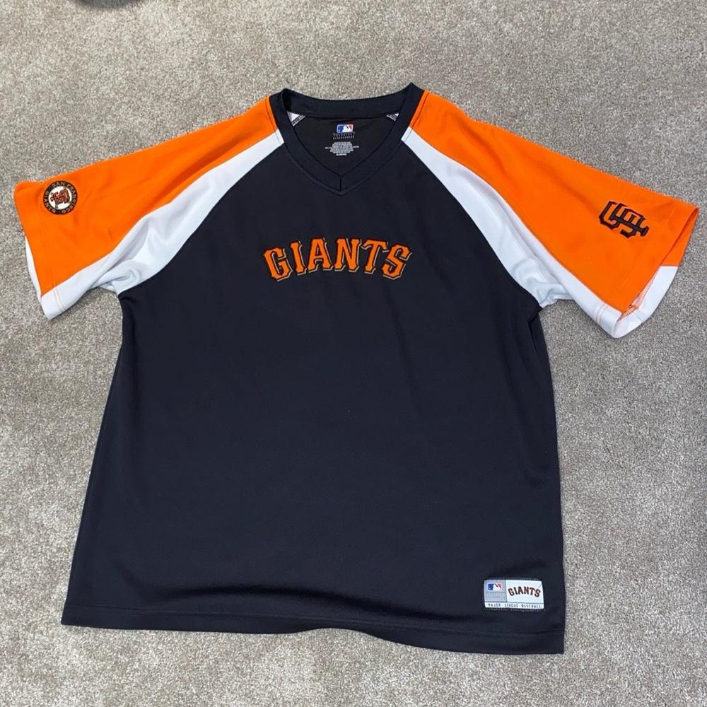 San Francisco Giants Genuine Merchandise Men’s Jersey Size XL‎ Black Orange MLB